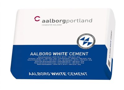 Danish white cement (Aalborg white cement CEM I 52,5R)