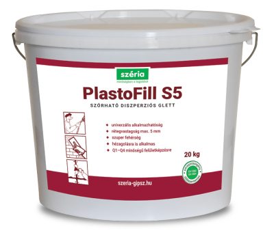 PlastoFill S5 szórható diszperziós glett